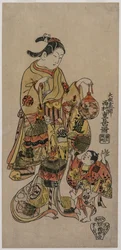 Niño alcanzando una pecera, c. mediados de 1720s