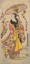 El actor Arashi Wakano, ca. 1738