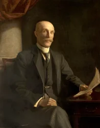 Sir John T. McCraith, JP (óleo sobre lienzo)