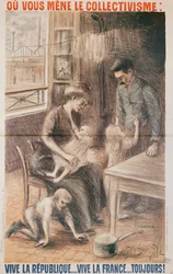 Casa de un Trabajador de Fábrica, cartel electoral, 1909