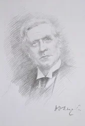 Retrato de Herbert Henry Asquith (1881-1947), de un álbum sobre la Entente Cordiale, 1909
