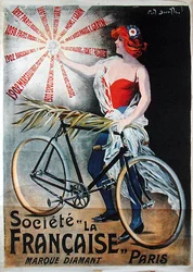 Póster publicitario de la firma 