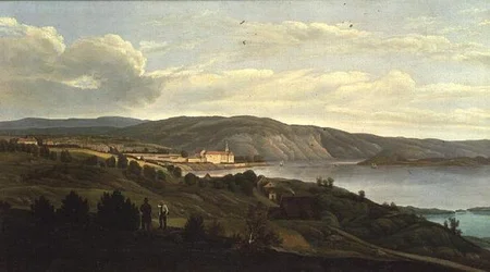 Una vista de Christiania, c.1830