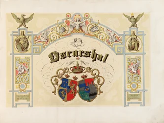 Página de título de Oscarshal, 1852