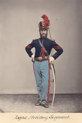 Artillería ligera, sargento