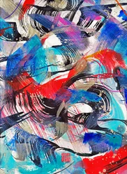 Zen Bach Cello Suite 1, 2020 (Tinta y color sobre papel Xuan)