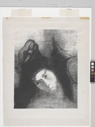 Antoine: "Quel Est Le But De Tout Cela?" (litografía sobre papel chine appliqué)