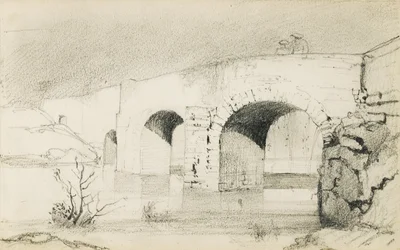 Dibujo de un álbum titulado "El País Vasco", 1862-63