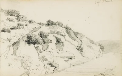 Dibujo de un álbum titulado "El País Vasco", 1862-63