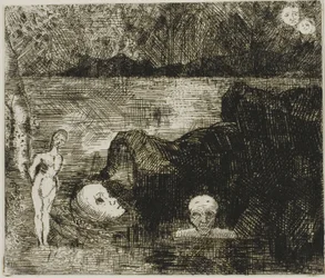 Dream Vision, c.1880 (aguafuerte y punta seca sobre papel marfil)