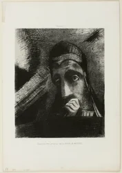 Rostro de misterio (En mi sueño vi en el cielo un ROSTRO DE MISTERIO), lámina 1 de Homenaje a Goya