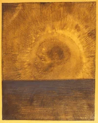 Cabeza flotante, c.1885