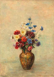 Flores en un jarrón, c. 1910