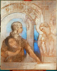 El caballero místico (óleo sobre lienzo)