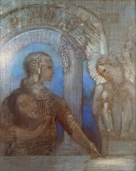 Caballero místico, de Odilon Redon (1840-1916)