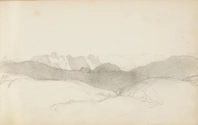 Página de un cuaderno de bocetos, "El País Vasco", 1862-63