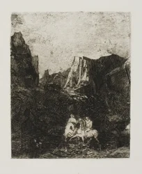 Los dos pequeños jinetes