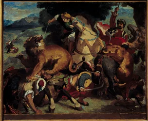La caza del león