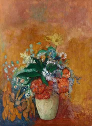 Jarrón de flores, c.1905
