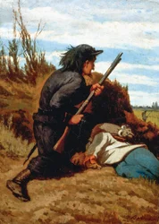Soldado en las trincheras