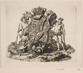 El escudo de armas real danés