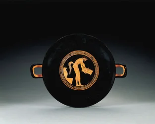 Kylix ático de figuras rojas, c.470 a.C.