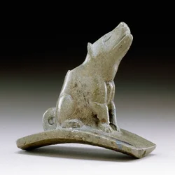 Pipa de plataforma de coyote, 200 a.C.-100 d.C.