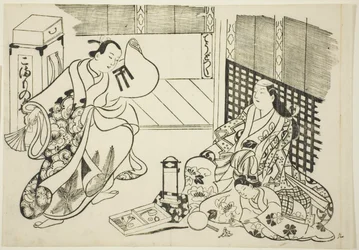 Todo tipo de artículos para el hogar, de la serie "Escenas famosas de obras de teatro de marionetas japonesas"