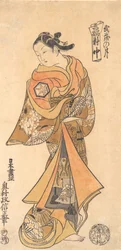 Luna en la provincia de Musashi, ca. 1740