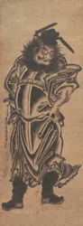 Shoki, el cazador de demonios, principios del siglo XVIII