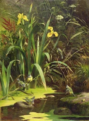 Hora del baño, 1884