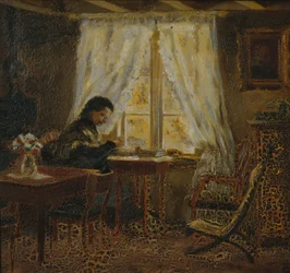 La madre del artista, Holskogen (óleo sobre lienzo)