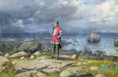 La vikingo (aceite a bordo)