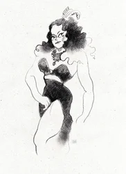 Diva burlesca retro