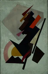 Composición abstracta. Suprematismo