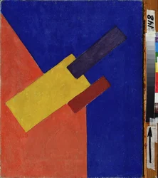 Tsomposición. Pintura de Olga Vladimirovna Rozanova (1886-1918), huile sir toile