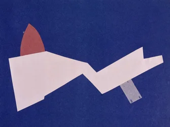 Guerra Universal: Obra de collage de Olga Rosanova, enero de 1916