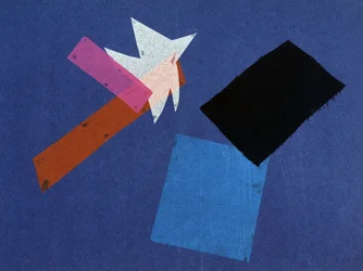 Guerra Universal: Obra de collage de Olga Rosanova, enero de 1916