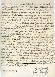 Acuerdo de Oliver Goldsmith para escribir para James Dodsley, 31 de marzo de 1763