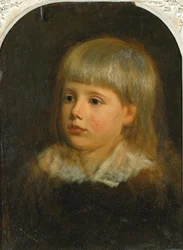 Charles Downing Lay, Retrato del hijo del artista, ca. 1881-1883