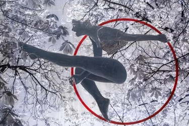 Aeralist, 2021 (técnica mixta sobre lienzo)