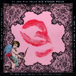 Kiss Fiorucci, 2020 (técnica mixta sobre lienzo)