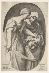 Judith con la cabeza de Holofernes en su mano izquierda y una espada en su mano derecha, 1606