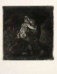 La lucha de Jacob con el ángel