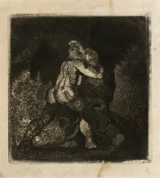 La lucha de Jacob con el ángel