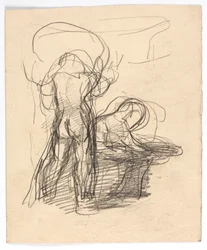 Boceto para "Dédalo e Ícaro"