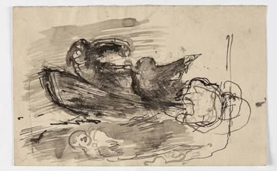 Estudio para "Psique llevada por el Estigia" (?)