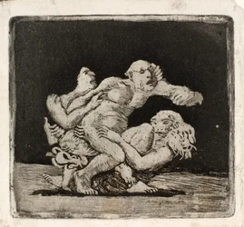 Dos mujeres peleando por un hombre