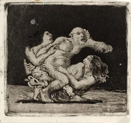 Dos mujeres peleando por un hombre