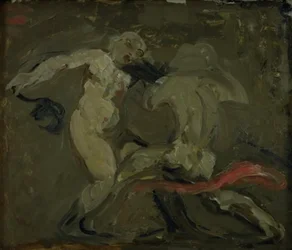 Dos brujas peleando